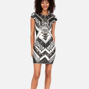 NWT Express Sequin Dress size large